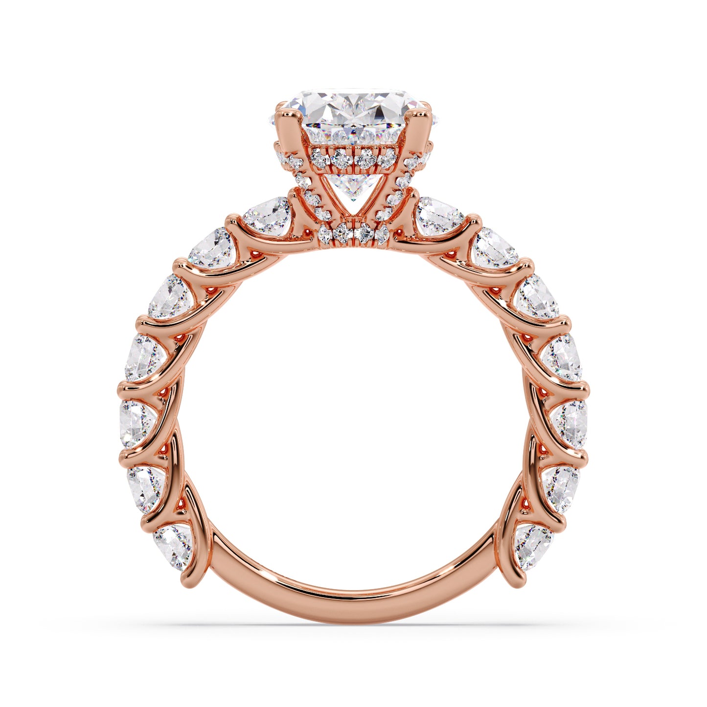 3 carat oval infinite setting