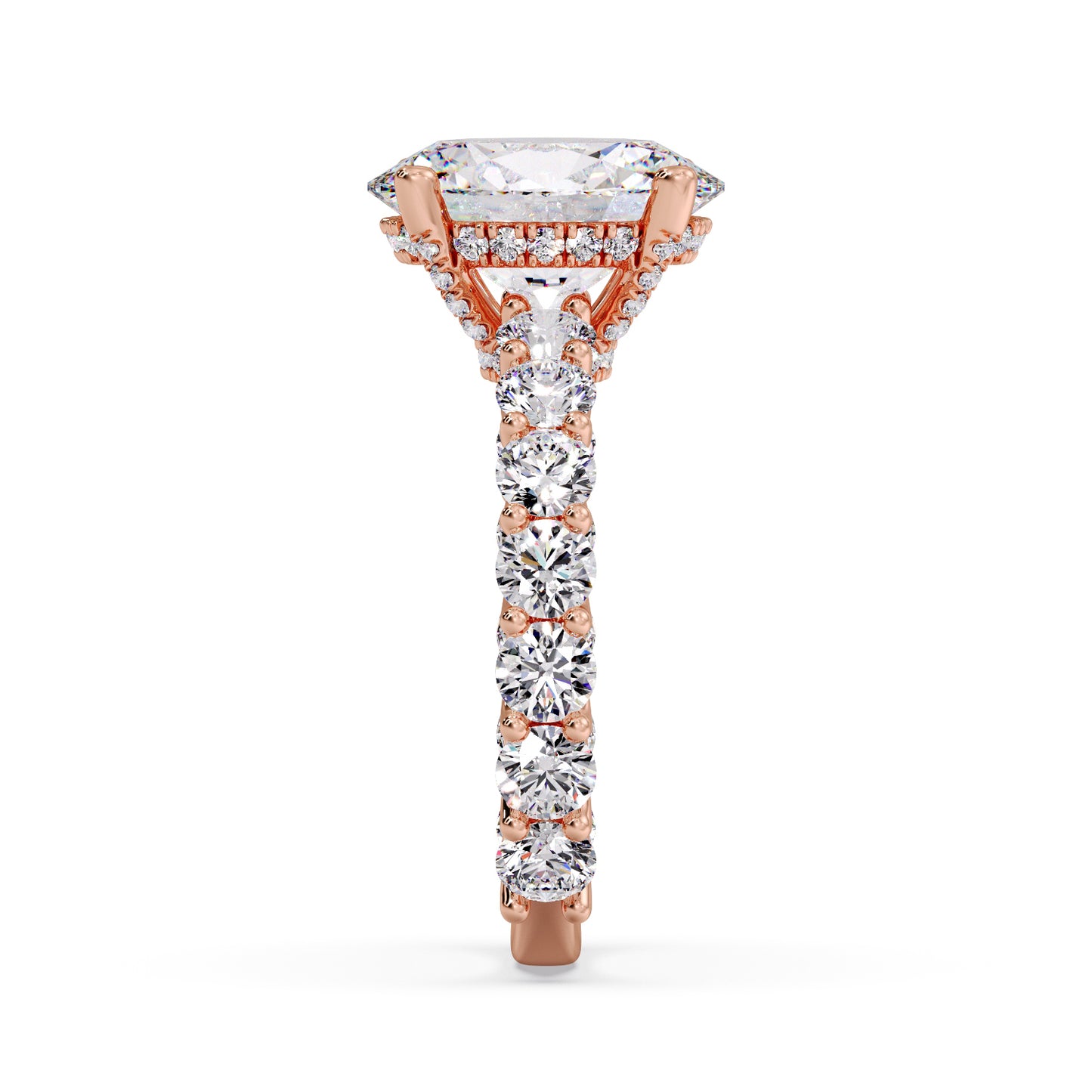 3 carat oval infinite setting