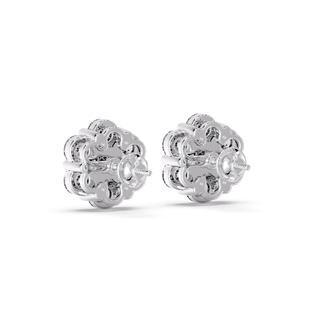 11MM 20 Pointer flat flower set earring’s