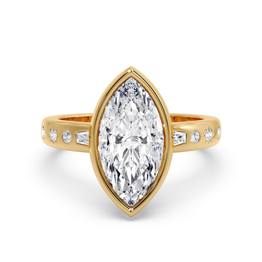 The Solara marquise ring