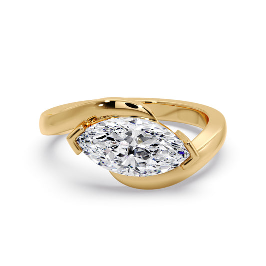 The celeste marquise ring