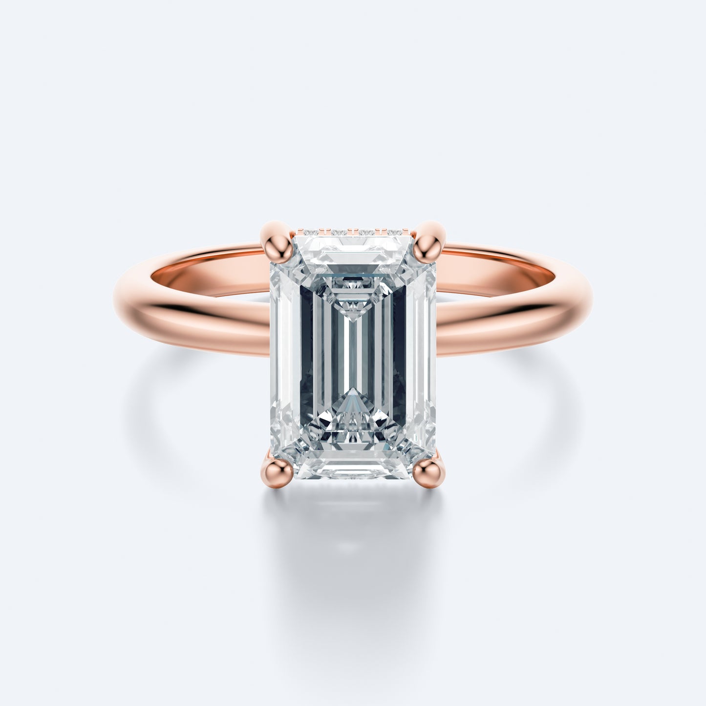 3CT Emerald solitaire setting