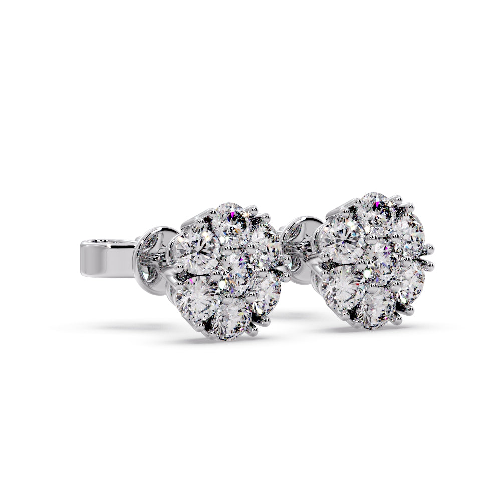 11MM Cluster flower set earring’s