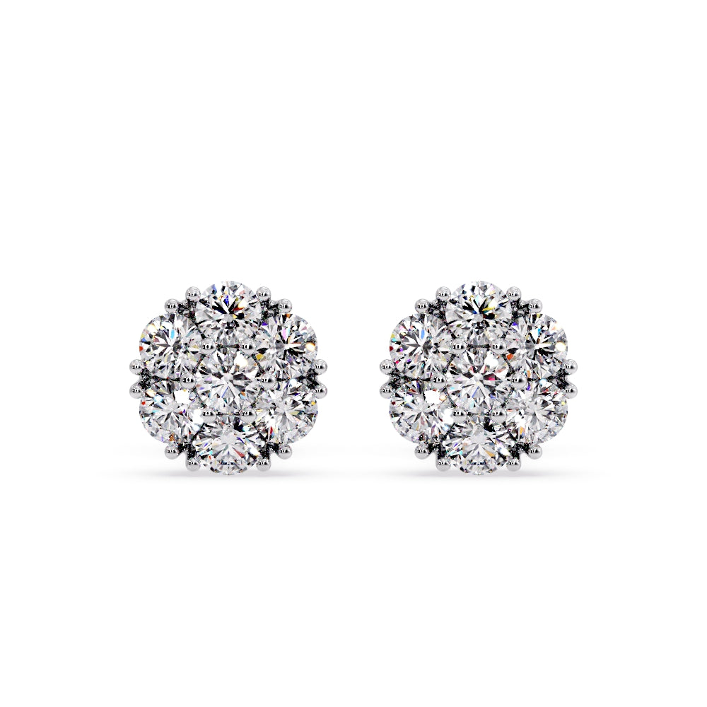 11MM Cluster flower set earring’s