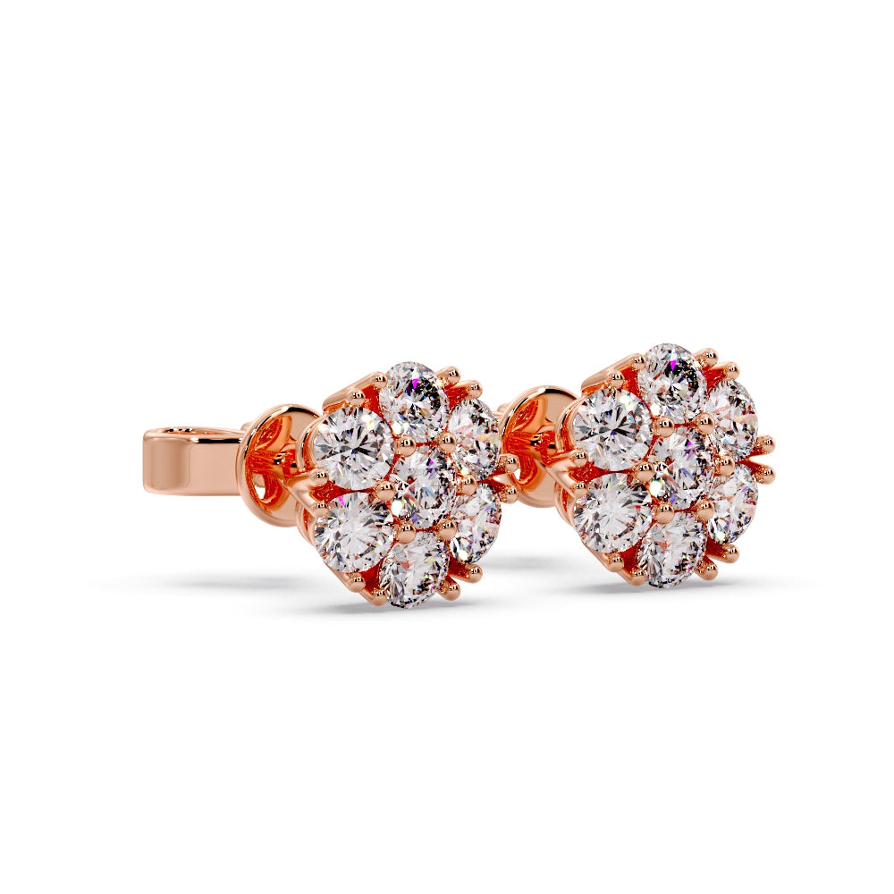 11MM Cluster flower set earring’s