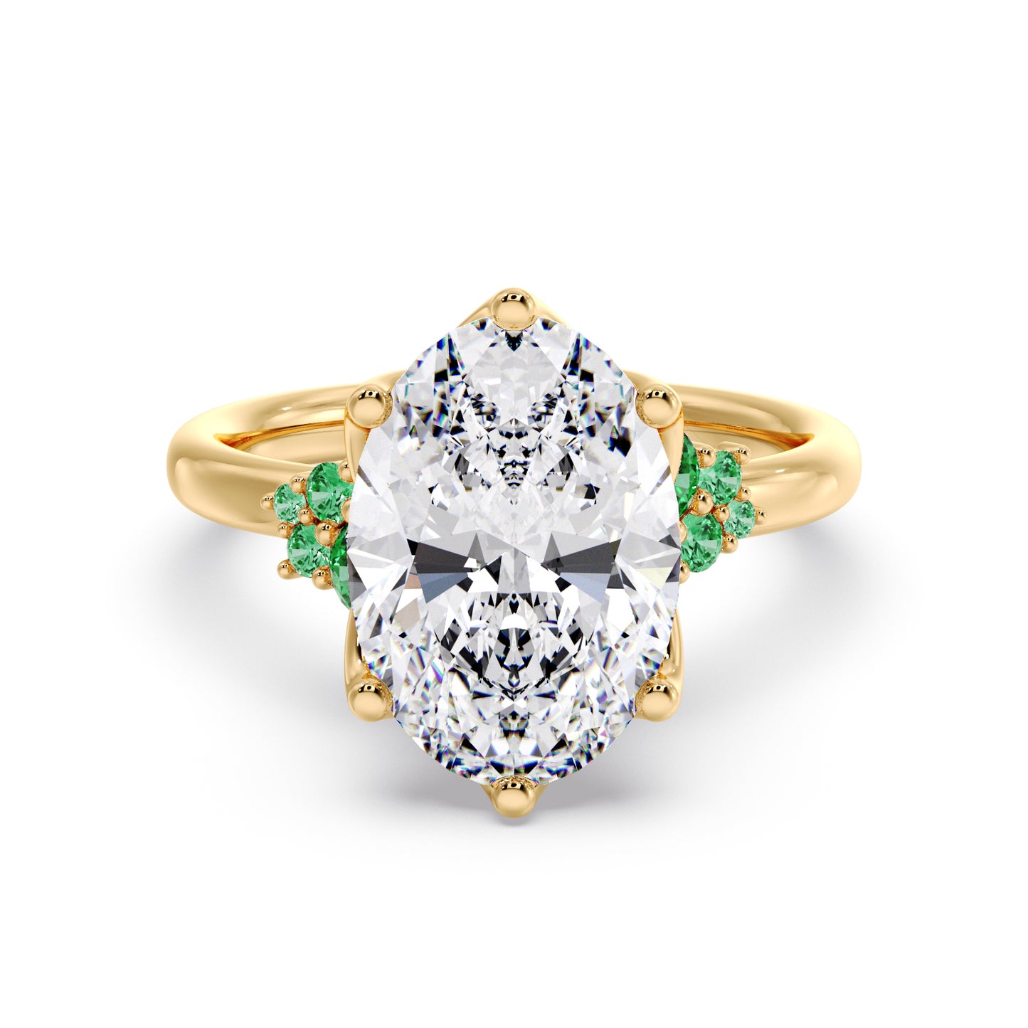 Oval diamond in my Rosella Spark setting