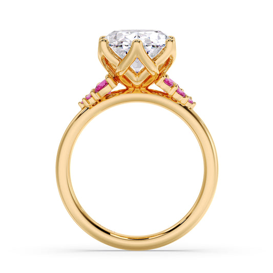 Oval diamond in my Rosella Spark setting