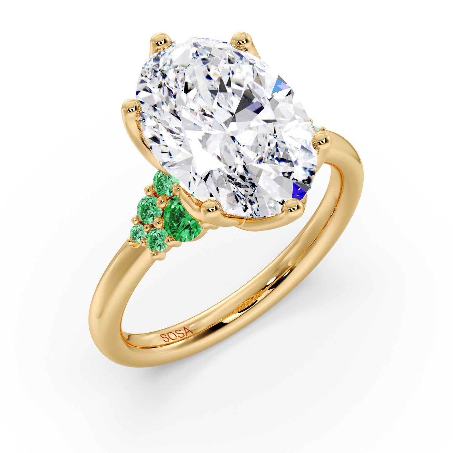 Oval diamond in my Rosella Spark setting