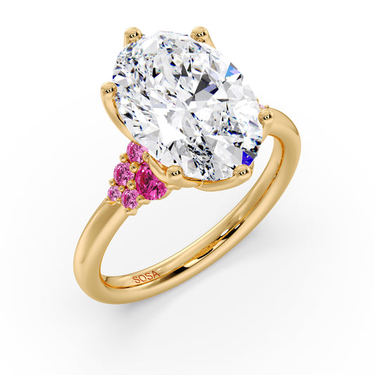 Oval diamond in my Rosella Spark setting