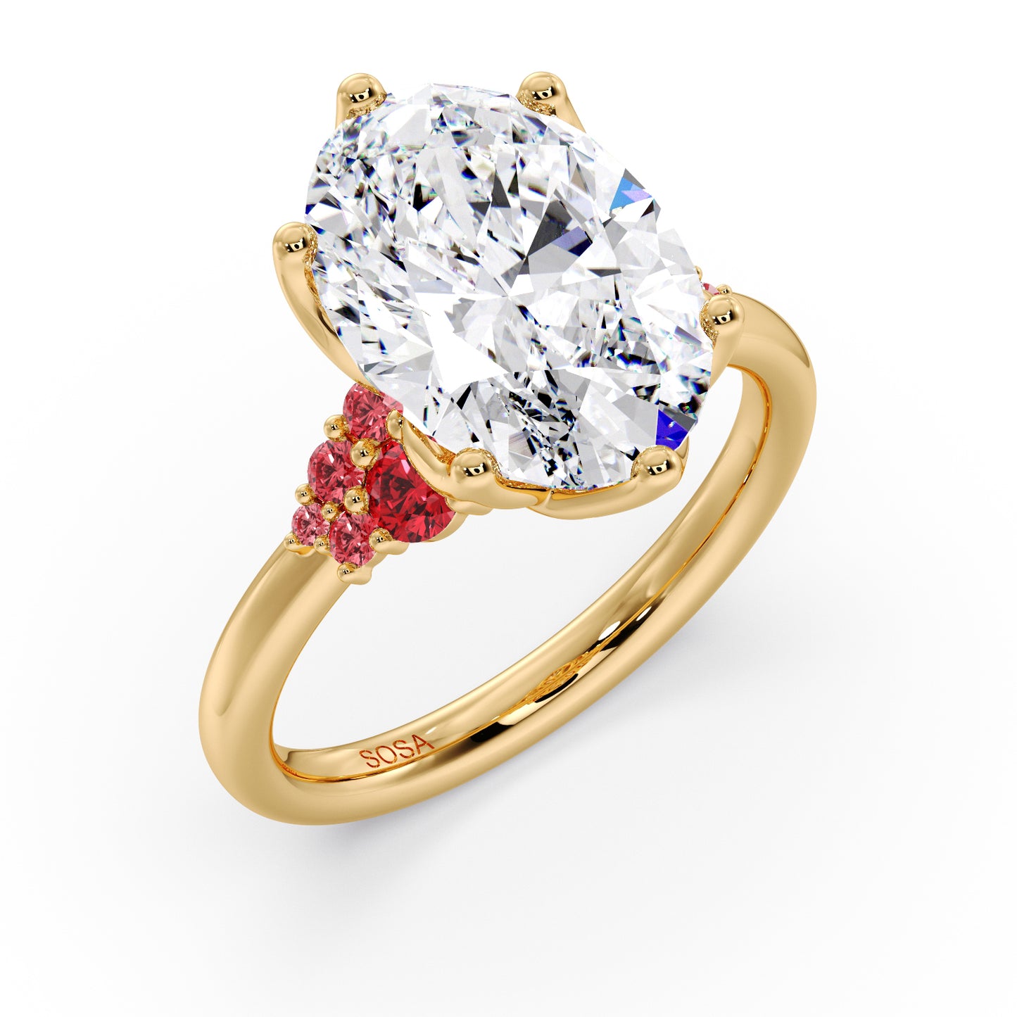 Oval diamond in my Rosella Spark setting