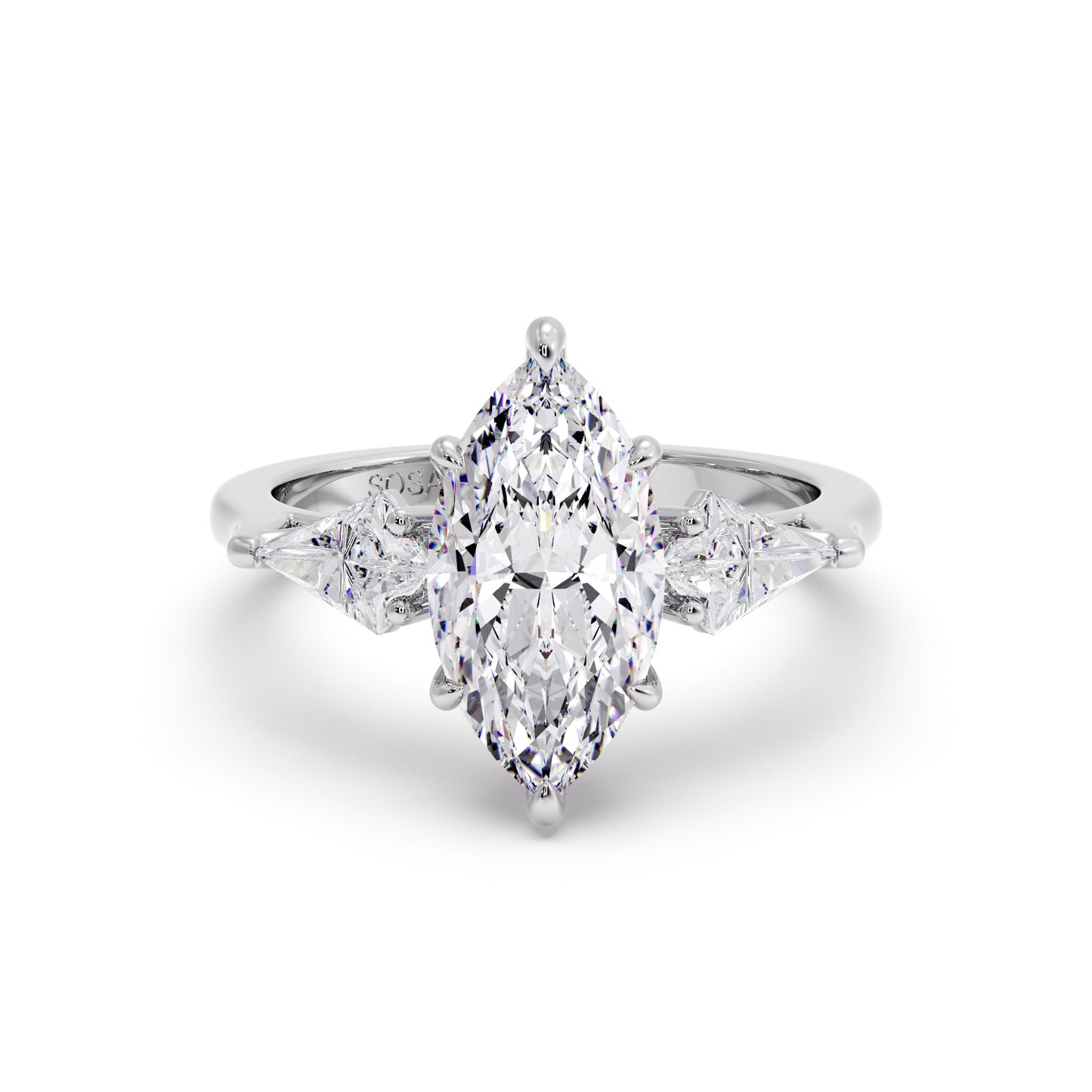 Marquise diamond in Nova kite setting