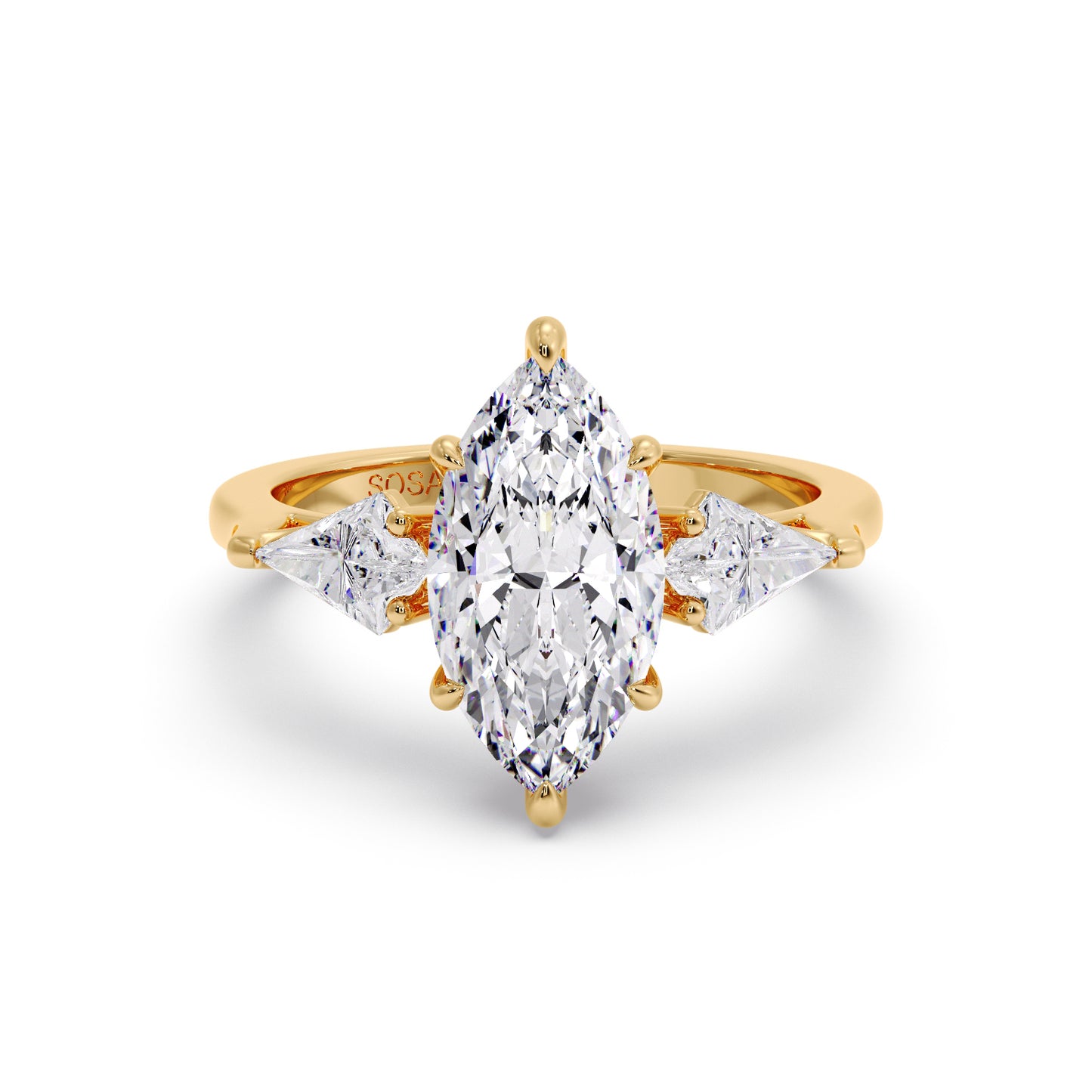 Marquise diamond in Nova kite setting