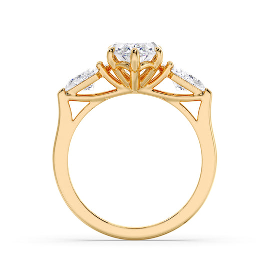 2 Carat Marquise Nova kite setting